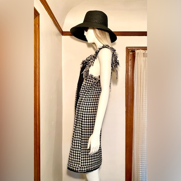 PEPPER Re-Couture Rustic Houndstooth Dress - Picture 4 of 9
